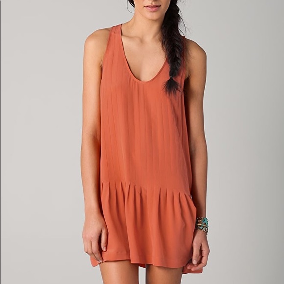 Joie Topaz 100% Silk Pleated Mini Dress - Picture 11 of 11